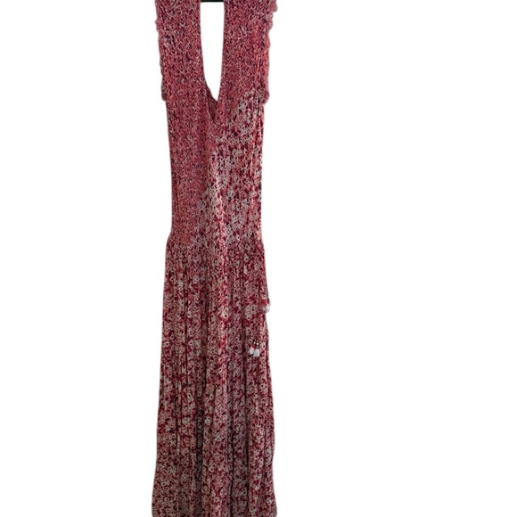 Poupette St. Barth Pink Sleeveless V-Neck jumpsuit Size XS - Picture 8 of 10